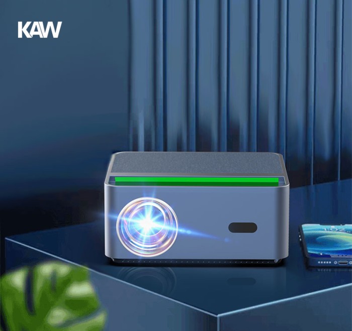 Máy Chiếu Mini, Máy Chiếu 4K - Máy Chiếu Mini Kaw K880 Android 9.0, Full Hd 1080, Kết Nối Điện Thoại, Wifi