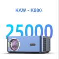 Máy Chiếu Mini, Máy Chiếu 4K - Máy Chiếu Mini Kaw K880 Android 9.0, Full Hd 1080, Kết Nối Điện Thoại, Wifi