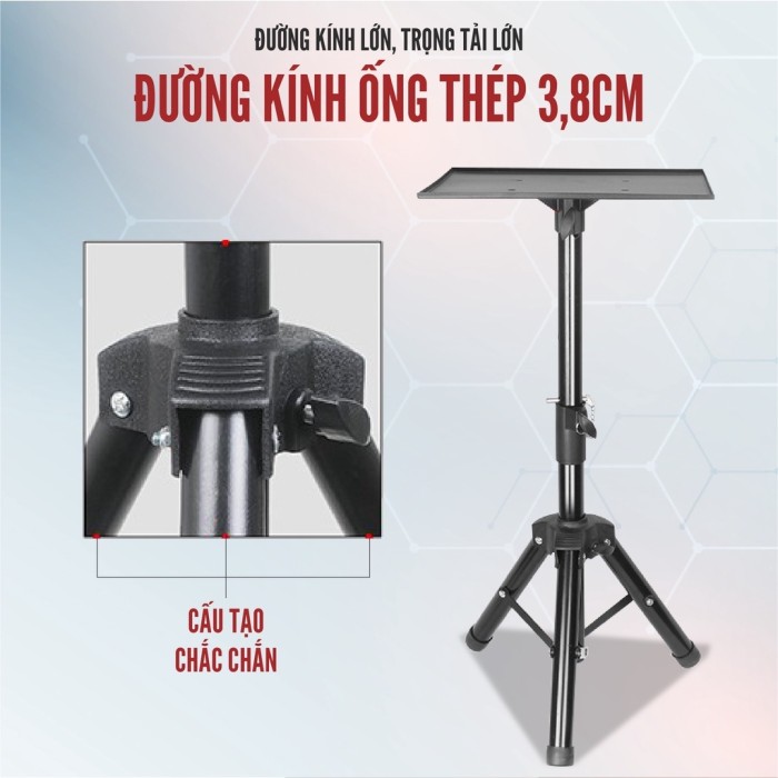 Giá đỡ máy chiếu 3 chân 1m8, Đa năng di động, gọn, nhẹ, Chắc chắn dễ sử dụng