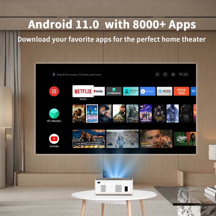 Máy Chiếu YDH M7 Smart 4K – Giải Pháp Giải Trí Đỉnh Cao
