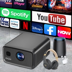Máy Chiếu 4K Real 1800 ANSI – Trải Nghiệm Rạp Chiếu Phim Tại Nhà
