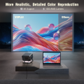 Máy chiếu KAW Netflix Mini - Trình Chiếu Netflix Chính Hãng, Full HD 1080P, Hỗ Trợ WiFi & Bluetooth