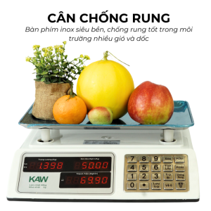 Cân Điện Tử KAW Chống Rung, Ổn Định Tuyệt Đối, Kết Quả Tin Cậy
