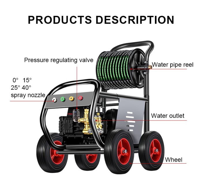 Máy rửa xe cao áp công nghiệp KAW Thunder 2500 – Sức mạnh sấm sét cho mọi nhu cầu làm sạch