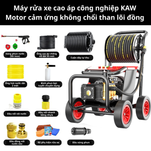 Máy rửa xe cao áp công nghiệp KAW Thunder 2500W – Sức mạnh sấm sét, làm sạch siêu tốc