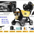 Máy rửa xe áp lực nước HM03 chính hãng, Công xuất 3300W, Mạnh mẽ, bền bỉ, tiết kiệm nước