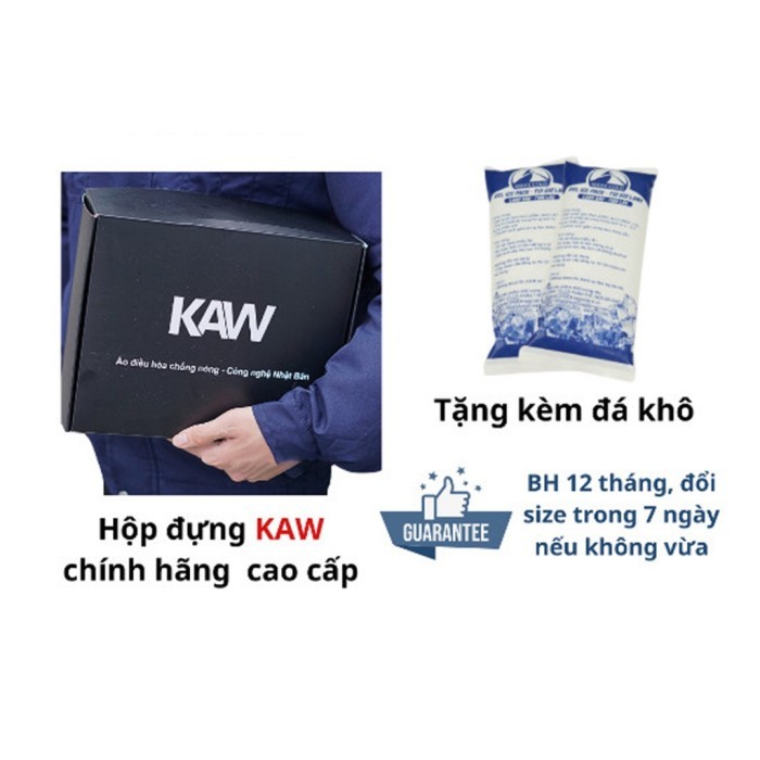 Áo Điều Hòa KAW Chính Hãng, Giải Nhiệt Mùa Hè Hiệu Quả, Công suất lớn, Pin 12 tiếng, Pin 50.000 MAh