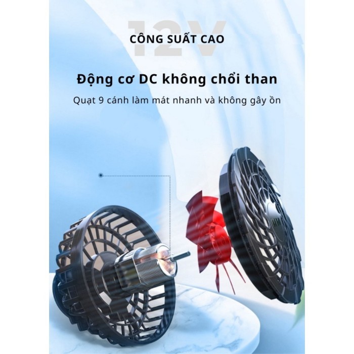 Áo Điều Hòa KAW Chính Hãng, Giải Nhiệt Mùa Hè Hiệu Quả, Công suất lớn, Pin 12 tiếng, Pin 50.000 MAh