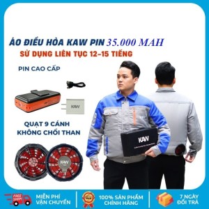 Áo Quạt Gió Thời Trang GZ, Chống Nóng, Thời Trang, Tiện Lợi, Pin 35.000 mAh