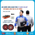 Áo Quạt Gió Thời Trang GZ, Chống Nóng, Thời Trang, Tiện Lợi, Pin 35.000 mAh