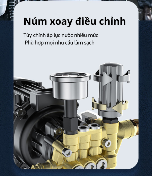 Máy Rửa Xe Công Nghiệp KAW 3000W - Xịt Rửa Ô Tô, Xe Máy, Tầm Phun Xa 10M