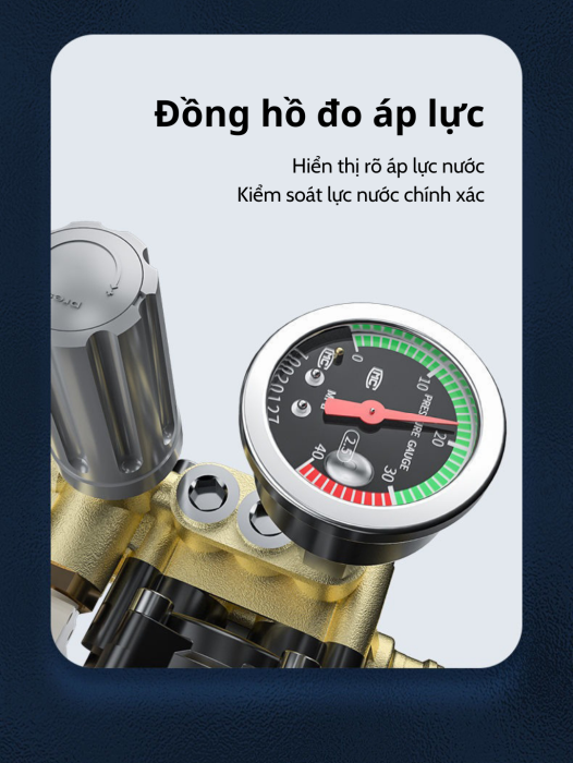 Máy Rửa Xe Công Nghiệp KAW 3000W - Xịt Rửa Ô Tô, Xe Máy, Tầm Phun Xa 10M