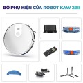 Robot hút bụi thông minh KAW - Lực hút 3200Pa, làm sạch 200m², bảo hành 12 tháng, cao cấp chính hãng