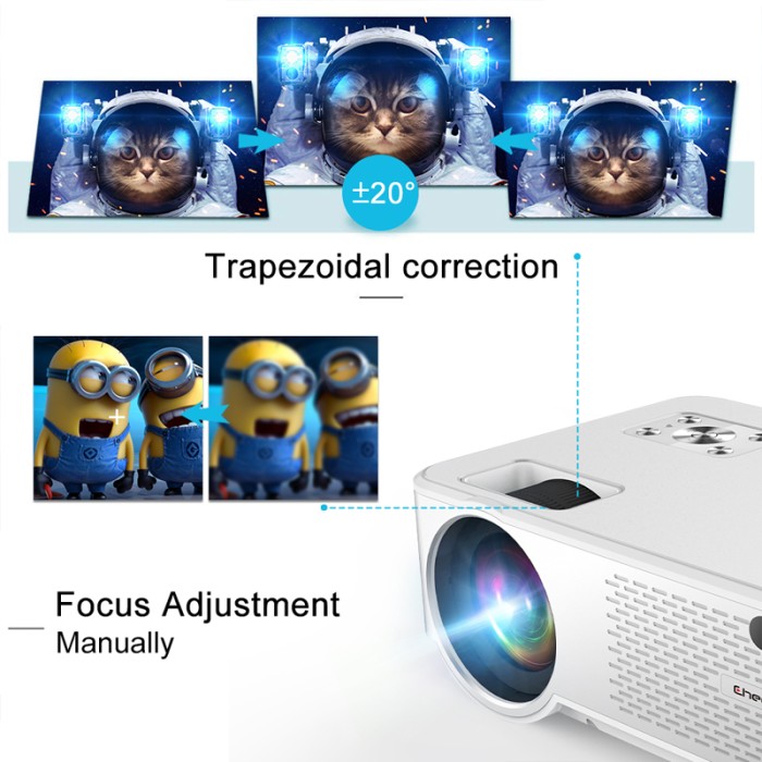 Máy Chiếu mini C9 Full HD, Kết Nối WiFi Kép 5G - Hỗ Trợ Netflix, YouTube, Trình Chiếu Gia Đình & Văn Phòng