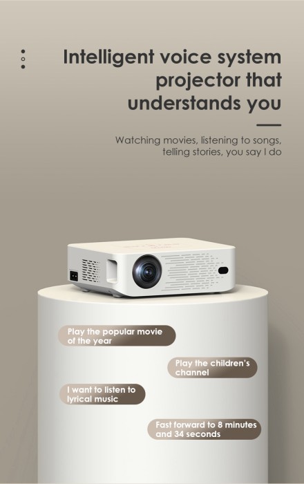 Máy Chiếu Mini Thông Minh Y2 Pro - Giải Trí Đỉnh Cao Tại Nhà