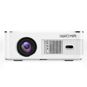 Máy chiếu HAKO Mini PLS độ phân giải 1080P, hỗ trợ 4K, hệ điều hành Android 10.0