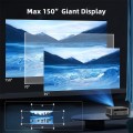 Máy chiếu Full HD 1080p, Bluetooth 5.0, hệ điều hành Android, độ sáng 5500 Lumens.