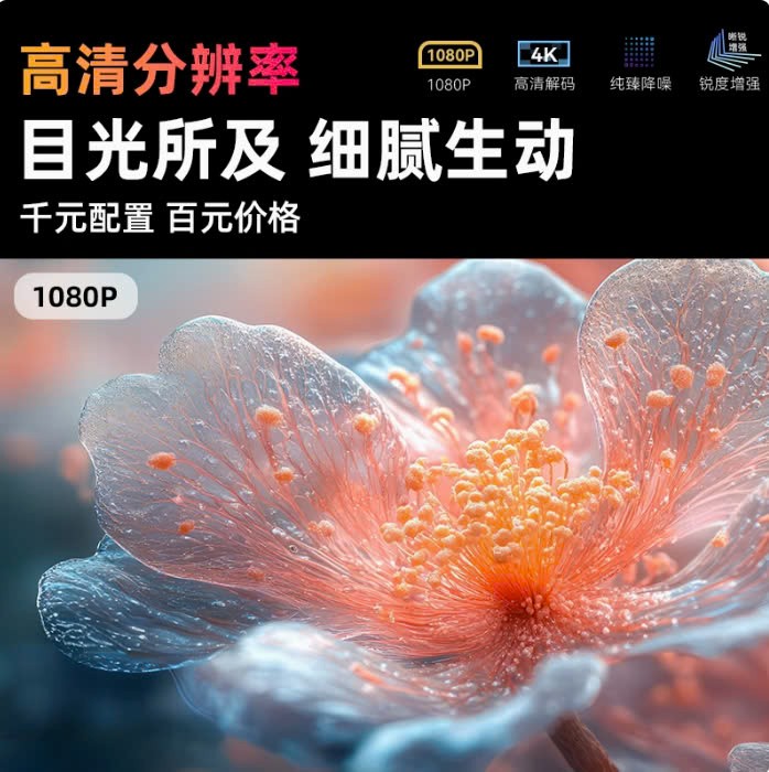 TYBOY Projector - Máy chiếu gia đình Full HD 1080P cao cấp 2025