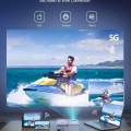Máy Chiếu Mini 4K 5G WiFi 6000 Lumens - Hỗ Trợ Trình Chiếu Không Dây