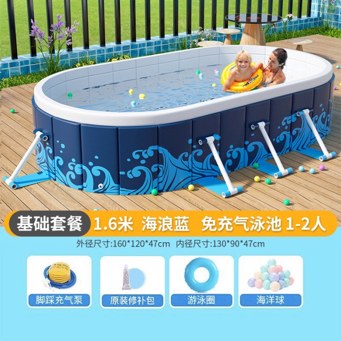 Bể Bơi Không Bơm Hơi 5 Lớp Cao Cấp | Mở Gấp 1 Giây | Chống Biến Dạng