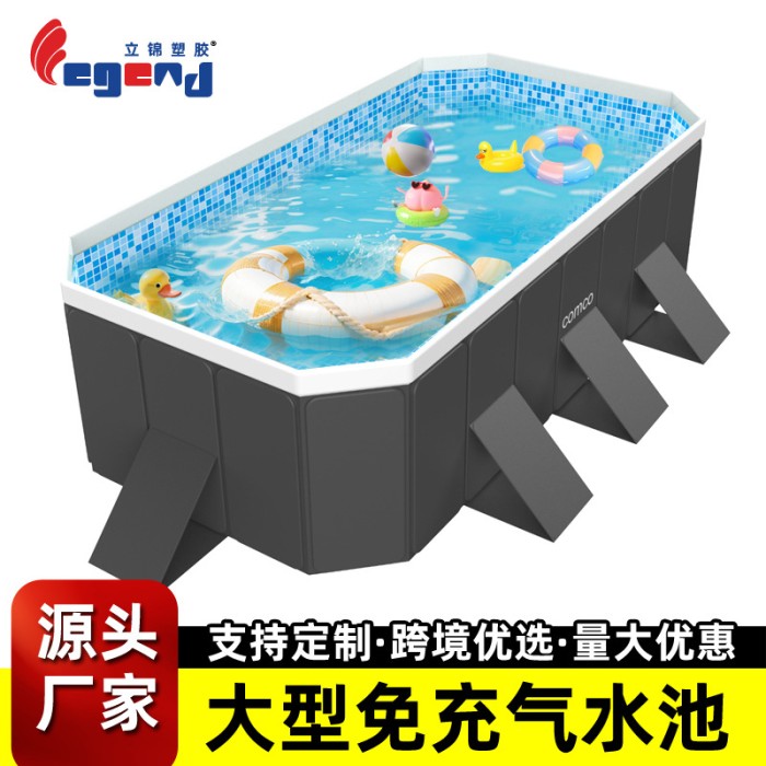 Bể Bơi Không Cần Bơm Hơi Cao Cấp – Gấp Gọn Nhanh, 5 Lớp Chống Thấm, Dễ Lắp Đặt