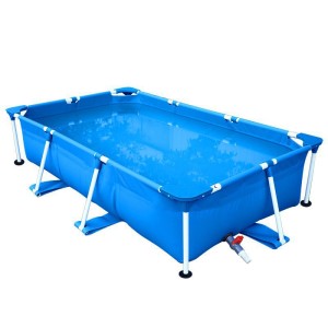 Bể bơi khung nhà di động chất lượng cao. Khung chống gỉ + PVC 3 lớp bền bỉ, an toàn cho cả trẻ em và người lớn