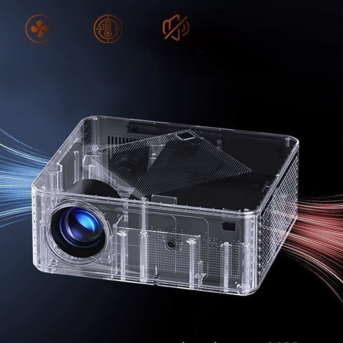 Máy Chiếu Mini 4K HD Android – Kết Nối WiFi, Chiếu Phim Không Dây, Nhỏ Gọn Dùng Cho Gia Đình