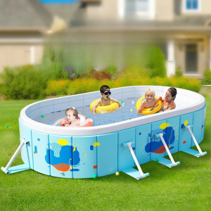 Bể bơi trẻ em PVC bơm hơi gấp gọn chất lượng cao. Thiết kế thoát nước đơn/tốc độ kép