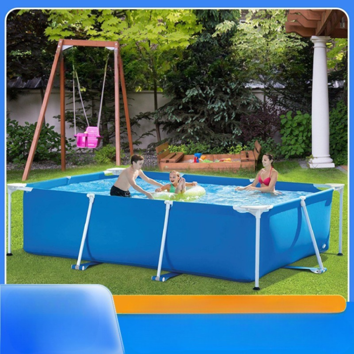 Bể bơi khung thép di động chất lượng cao. Khung chống gỉ + PVC 3 lớp bền bỉ, an toàn cho cả trẻ em và người lớn