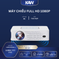 Máy Chiếu Full HD 1080P Cao Cấp – Hỗ Trợ 4K, Loa Tích Hợp, Dùng Cho Phòng Ngủ, Phòng Khách