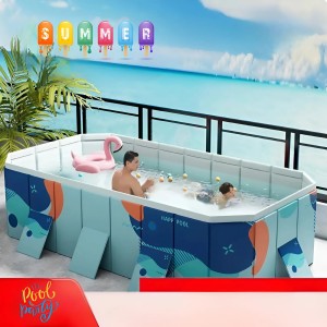 Bể Bơi Không Cần Bơm Hơi Cao Cấp – Gấp Gọn Nhanh, 4 Ưu Điểm Vượt Trội, PVC Siêu Bền