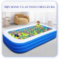 Hồ Bơi Phao 2m6 - 3 Tầng KAW Chính Hãng - Thành Cao, Đa Dạng Kích Thước