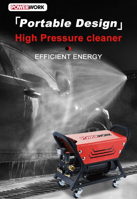 Máy rửa xe KAW EcoWash K-2000M, Máy rửa xe mini áp lực cao, Phun xịt mạnh mẽ