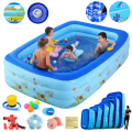 Bể bơi phao 3m KAW – Bể bơi hơi siêu rộng cho bé & gia đình, PVC dày dặn, dễ vệ sinh