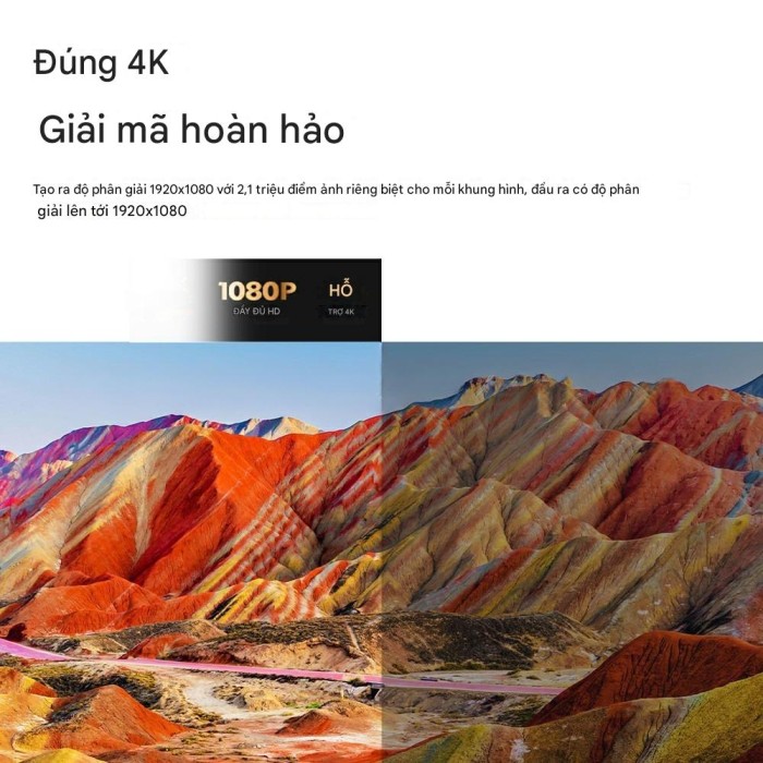 Máy chiếu KAW Q9 Pro – Chiếu 200 inch, hỗ trợ 4K, độ sáng cao 20.000 Lumens