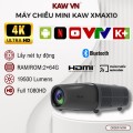 Máy chiếu mini KAW XMAX10 Kết nối wifi cho gia đình, văn phòng, trường học đa năng