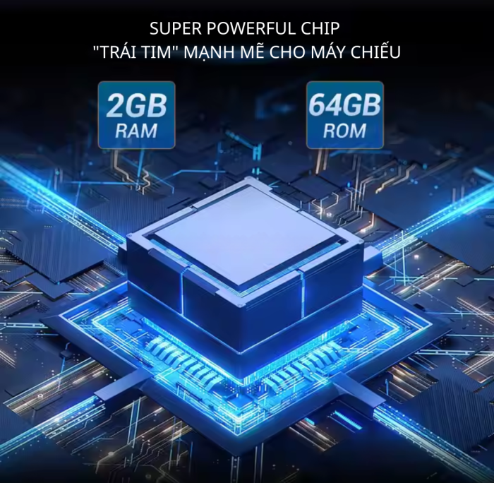 Máy Chiếu 007B - Rạp Phim 4k Đích Thực Ngay Tại Nhà! Công Nghệ Đỉnh Cao - Giải Trí Đẳng Cấp - Không Gian Sống Nâng Tầm