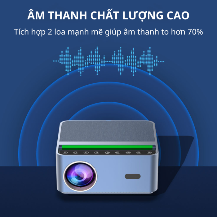 Máy Chiếu KAW 003Q - Công Nghệ Trình Chiếu Thông Minh, Đa Năng và Di Động