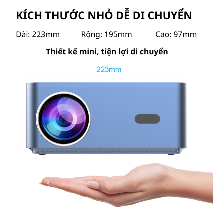 Máy Chiếu KAW 003Q - Công Nghệ Trình Chiếu Thông Minh, Đa Năng và Di Động