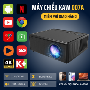 Máy Chiếu 007A - Giải Pháp Trình Chiếu Thông Minh Đa Năng, Hình Ảnh Full HD Sắc Nét