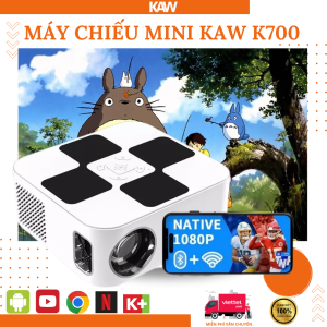 Máy chiếu mini KAW K700 Plus cho văn phòng gia đình trường học và giải trí