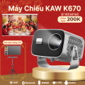 Máy chiếu mini 4K K670 Plus - Cao cấp, nhỏ gọn, kết nối WiFi Bluetooth, bảo hành 12 tháng