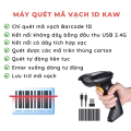 Máy Bắn Mã Vạch 1D KAW 136A Có Dây – Scanner Laser 1D Cầm Tay, Quét Nhanh Barcode, Bảo Hành Chính Hãng