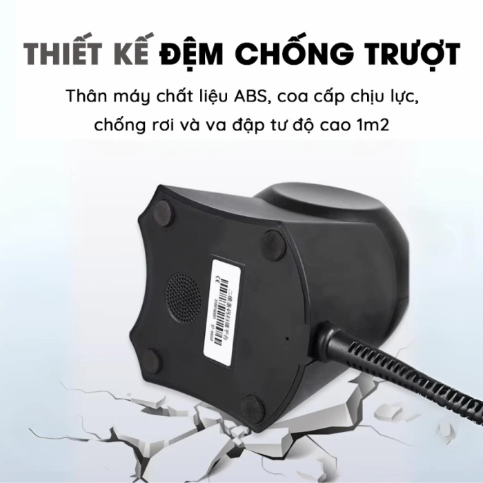 Máy Quét Mã Vạch Để Bàn KAW 136G Bản Nâng Cấp – Scanner 2D CMOS Tự Động, Quét QR & Barcode Siêu Nhanh, Chính Hãng