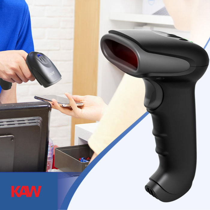 Máy Bắn Mã Vạch KAW TL023 Có Dây USB – Scanner 2D Cầm Tay, Quét QR & Barcode Nhanh, Độ Nhạy Cao, Bảo Hành Chính Hãng