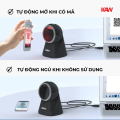 Máy Quét Mã Vạch Để Bàn KAW 136G Bản Nâng Cấp – Scanner 2D CMOS Tự Động, Quét QR & Barcode Siêu Nhanh, Chính Hãng