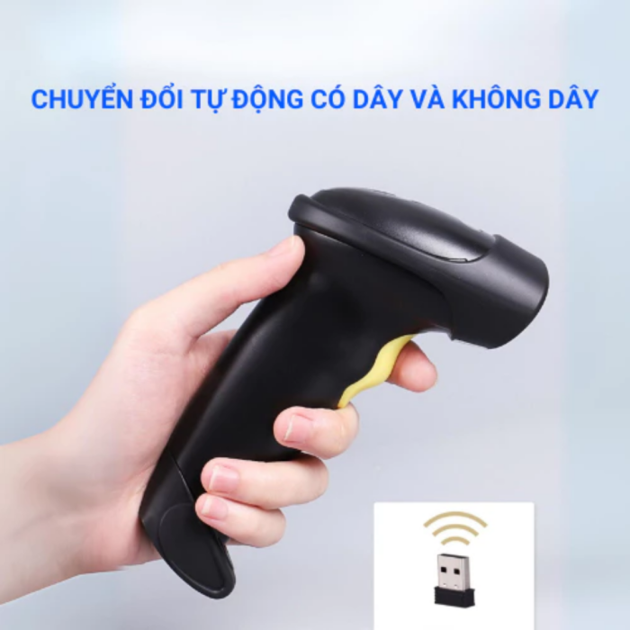 Máy Quét Mã Vạch Không Dây Bluetooth KAW K139A – Scanner 1D/2D, Kết Nối USB & 2.4G, Tốc Độ Cao, Pin Lâu