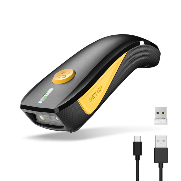 Máy Quét Mã Vạch Không Dây 2D KAW 131A – Scanner Barcode Cầm Tay Kết Nối USB, Đọc QR Code, Khoảng Cách Truyền Dữ Liệu Xa