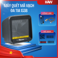 Máy Quét Mã Vạch Đa Tia KAW 133B 1D Laser – Scan Siêu Nhanh, Chuyên Dùng Siêu Thị & Cửa Hàng