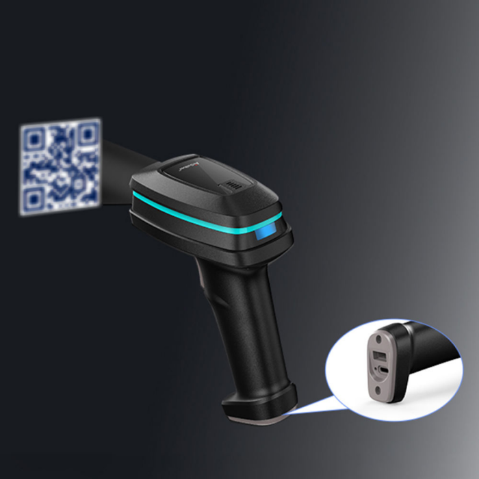 Máy Quét Mã Vạch KAW 244D Cầm Tay Không Dây 1D/2D – Kết Nối USB/Bluetooth, Pin Trâu Quét Nhanh Chính Xác